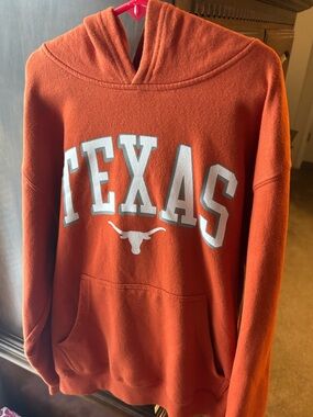 Youth UT Austin Texas Orange Hoodie with Longhorn Logo
